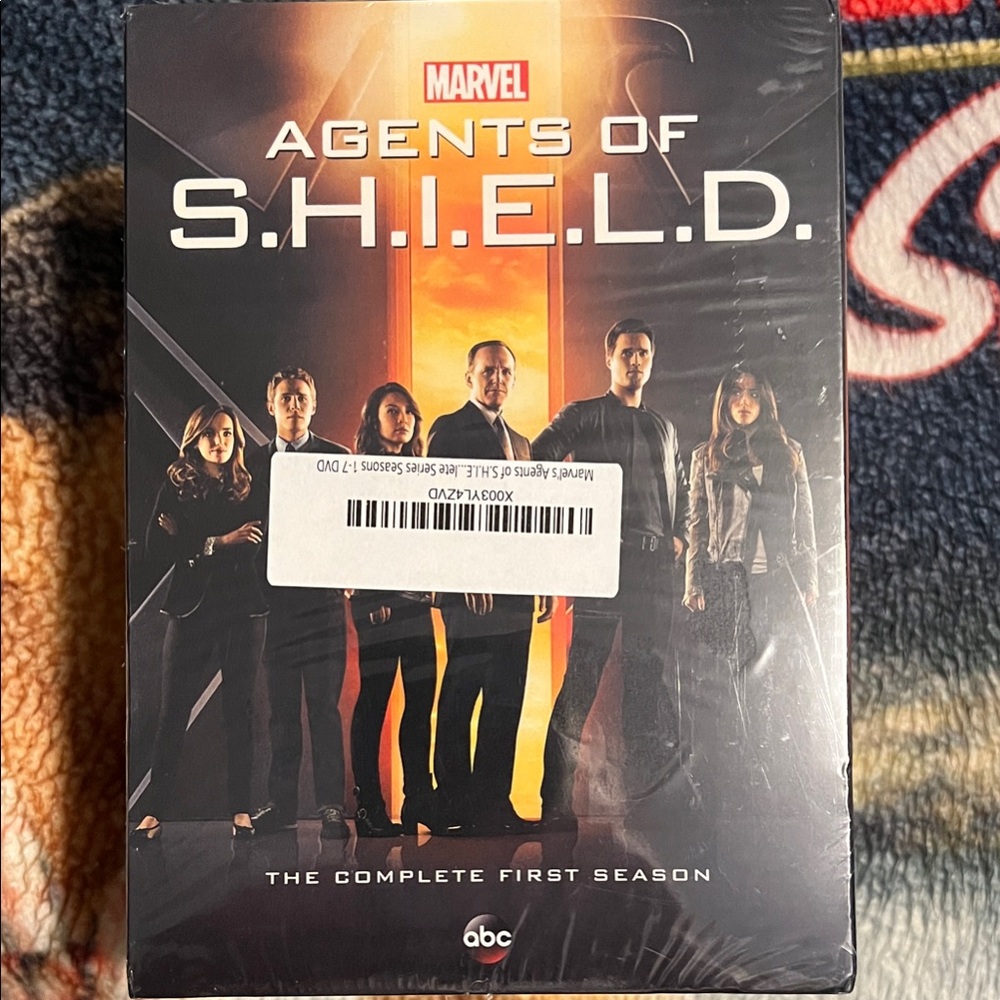 Marvel Agents of S.H.I.E.L.D. DVD with Black and Orange Cover
